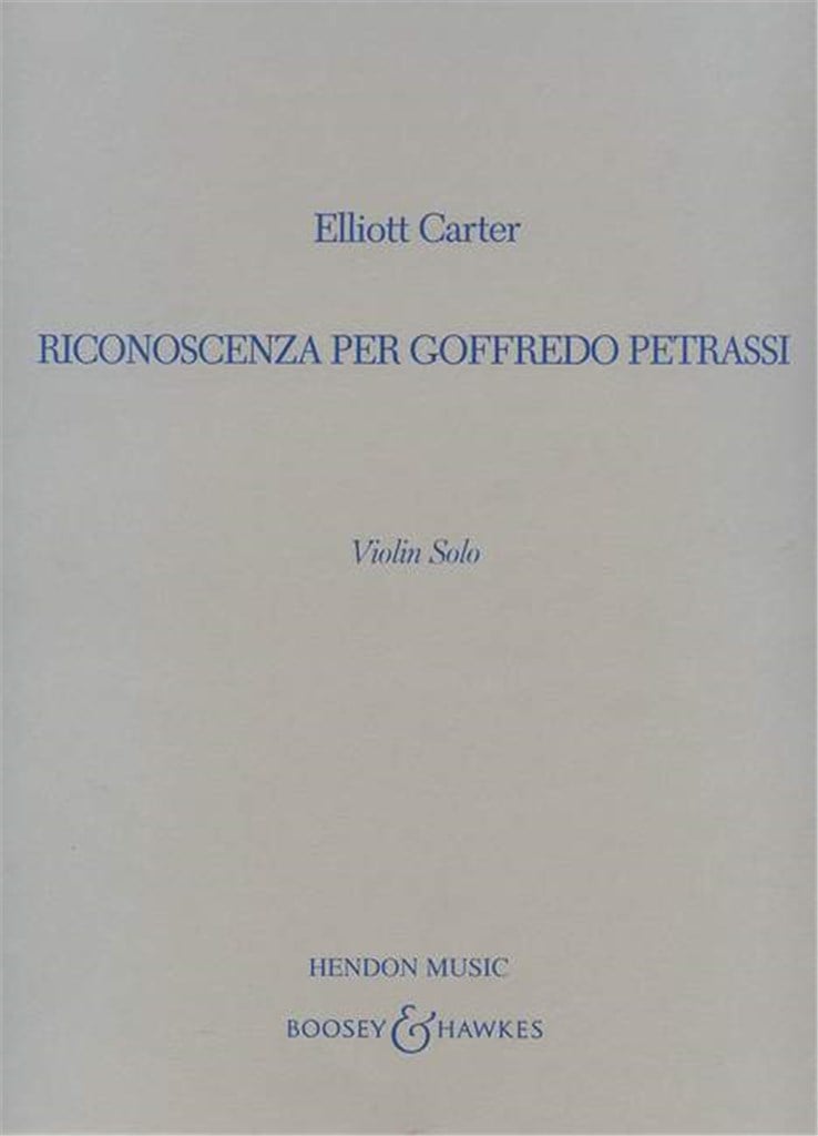Riconoscenza per Goffredo Petrassi